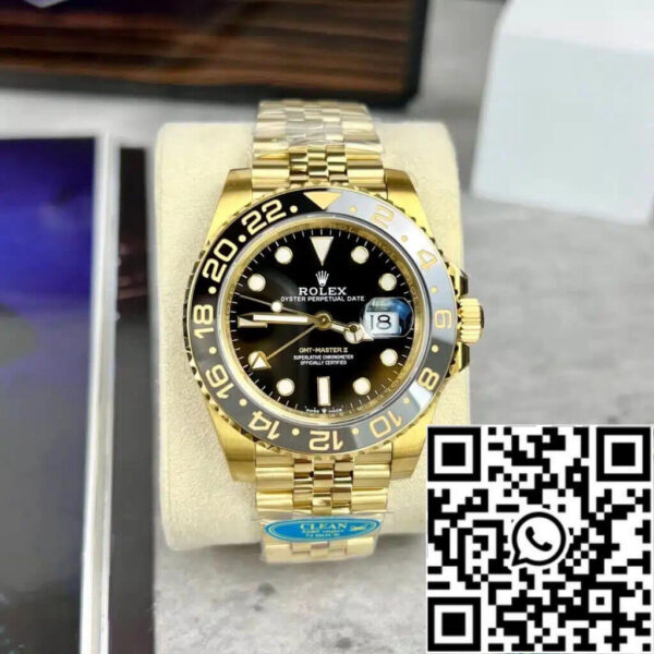 Rolex GMT Master II M126718GRNR-0001 1:1 Best Edition Clean Factory Black Dial