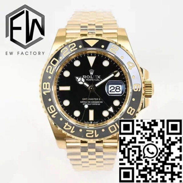 Rolex GMT Master II M126718grnr-0001 1:1 Best Edition EW Factory Black Dial