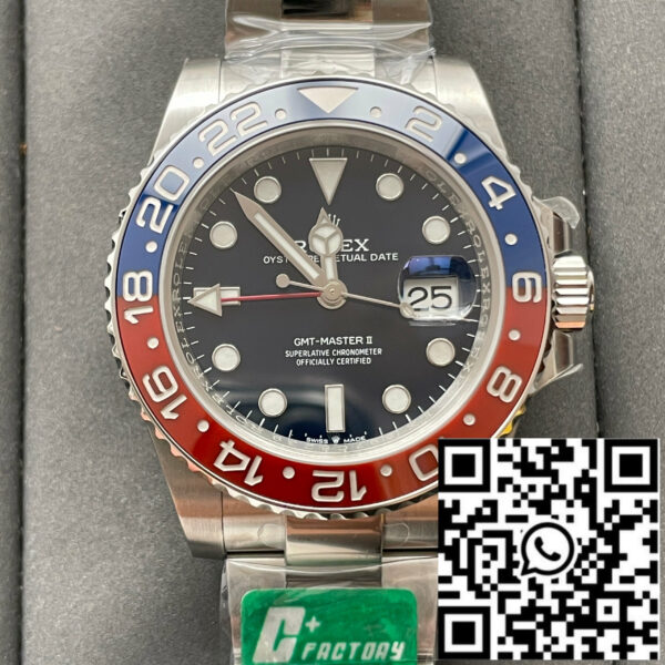Rolex GMT Master II M126719blro-0003 1:1 Best Edition C+ Factory Blue Dial