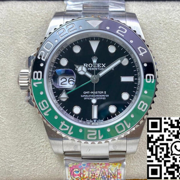 Rolex GMT Master II M126720VTNR-0001 1:1 Best Edition Clean Factory Black Dial