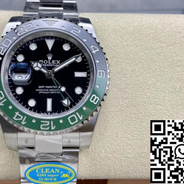 Rolex GMT Master II M126720VTNR-0001 Oyster Strap Clean Factory V3 Ceramic Bezel