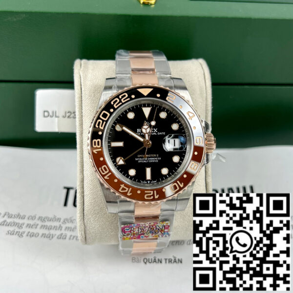 Rolex GMT-Master II Root Beer Men’s Watch 126711CHNR-0002 Rose gold Wrapped