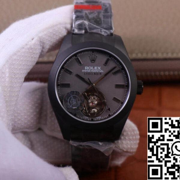 Rolex Milgauss 116400 Tourbillon 1:1 Best Edition JB Factory Black PVD Case Swiss ETA3131