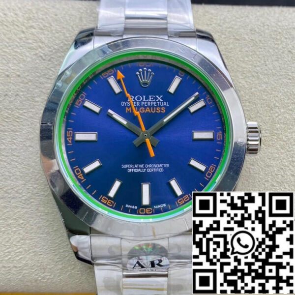 Rolex Milgauss 116400GV AR Factory 1:1 Best Edition Swiss ETA3131
