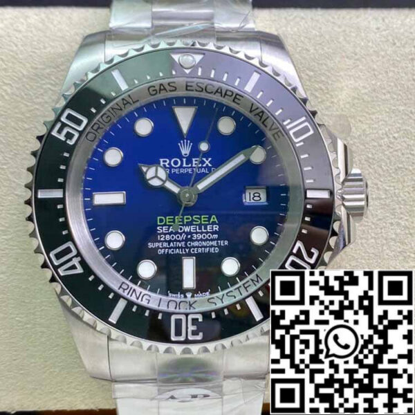 Rolex Deepsea Sea-Dweller 116660 “D-BLUE” AR Factory 1:1 Best Edition Swiss ETA3135 Blue/Black Dial