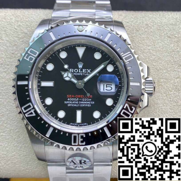Rolex Sea-Dweller 126600 AR Factory Black Dial 1:1 Best Edition Swiss ETA2824