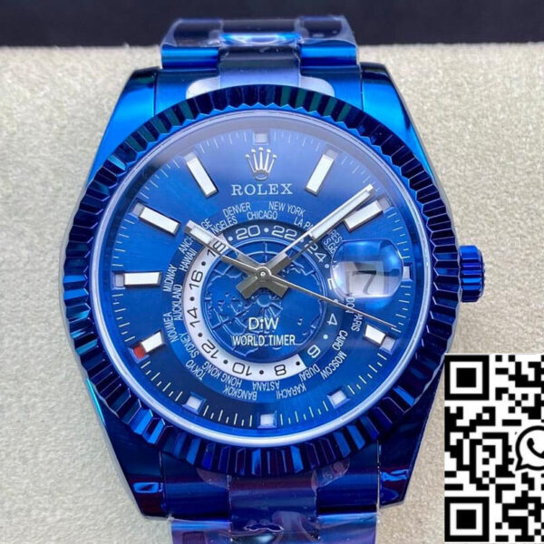 Rolex Sky Dweller 40MM WWF Factory DIW Blue Dial Best 1:1 Edition WWF Factory