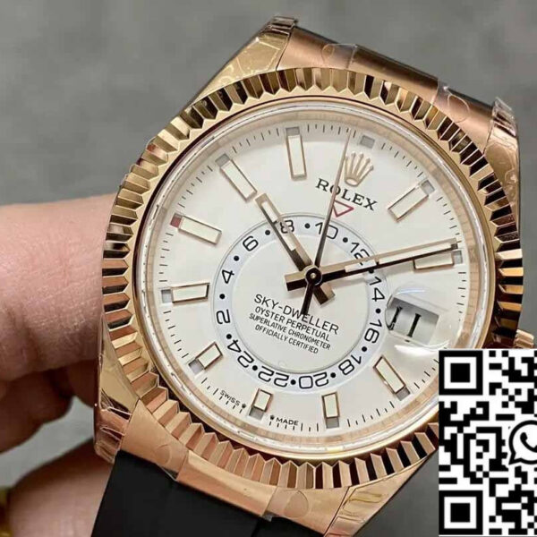 Rolex Sky Dweller M326235-0004 1:1 Best Edition Noob Factory Rubber Strap