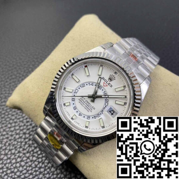 Rolex Sky Dweller M326934-0002 1:1 Best Edition Noob Factory V2 White Dial