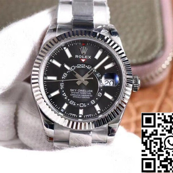 Rolex Sky Dweller M326934-0005 Best 1:1 Edition Noob Factory Black Dial