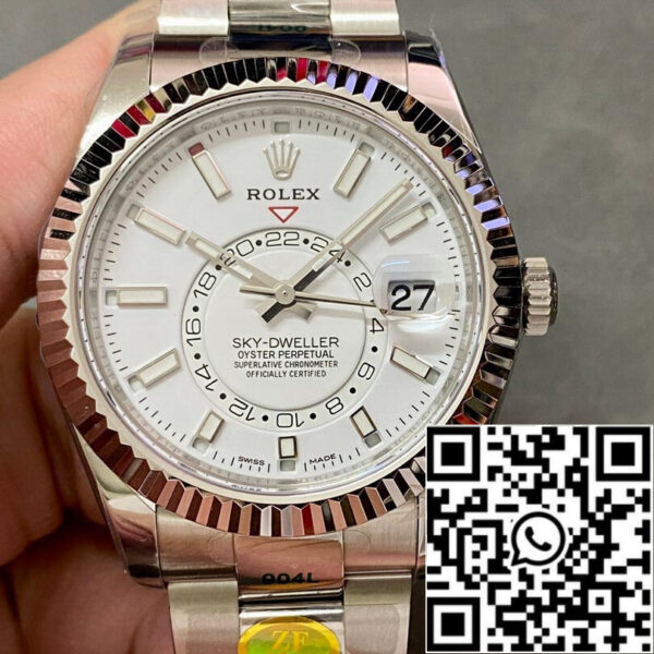 Rolex Sky Dweller M336934-0003 1:1 Best Edition ZF Factory White Dial