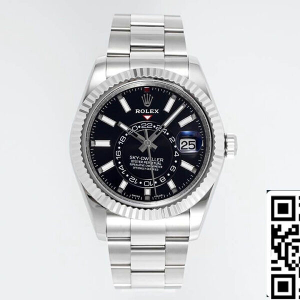 Rolex Sky Dweller M336934-0007 1:1 Best Edition ZF Factory Black Dial
