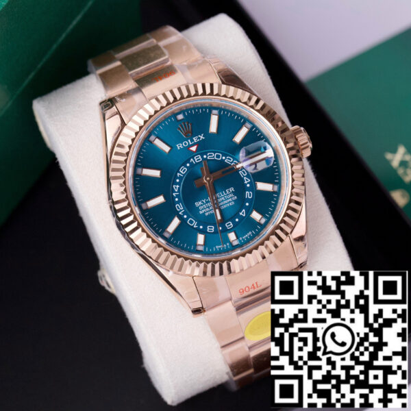 Rolex Sky Dweller M336935-0001 Everose gold V2 Best 1:1 Edition Noob Factory