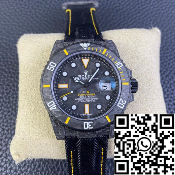Rolex Submariner 1:1 Best Edition VS Factory DIW Carbon Fiber Bezel