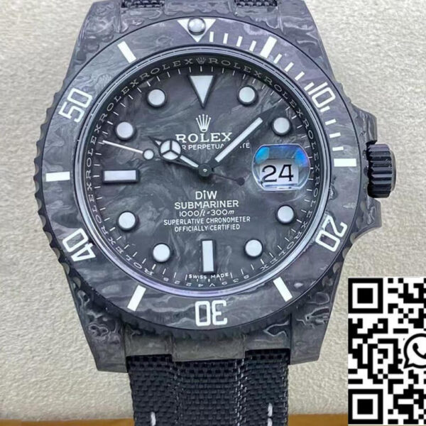 Rolex Submariner 1:1 Best Edition VS Factory DIW Carbon Fiber Dial