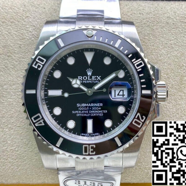 Rolex Submariner 116610LN-97200 40mm 3135 movement Clean Factory V4 Black Bezel