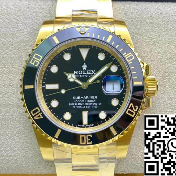 Rolex Submariner 116618LN-97208 40mm 3135 movement VS Factory Black Dial