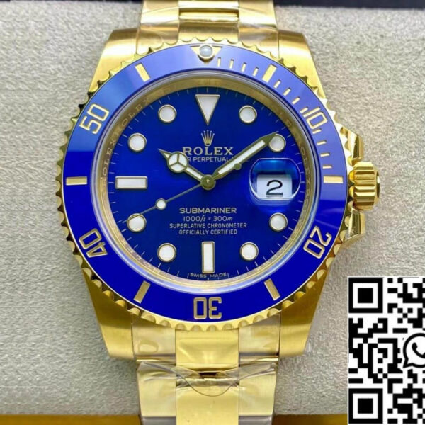 Rolex Submariner M116618LB-0003 3135 movement 40mm VS Factory Blue Dial