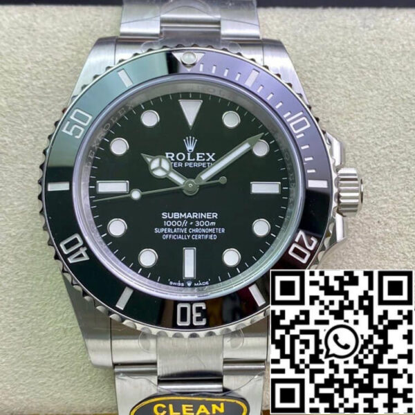 Rolex Submariner M124060-0001 41MM no date 3230 movement Clean Factory Black Dial