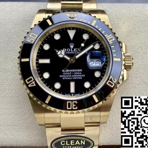 Rolex Submariner M126618ln-0002 41MM 1:1 Best Edition Clean Factory Black Dial