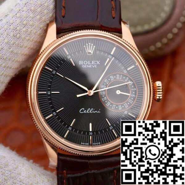 Rolex Celini 50515 MKS Factory Men Watches 1:1 Best Edition Swiss ETA2836 Black Dial