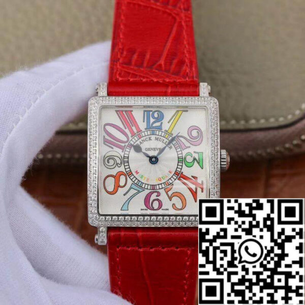 Franck Muller Master Square Ladies 6002 M QZ R GF Factory 1:1 Best Edition Swiss Replica Watch in White Dial