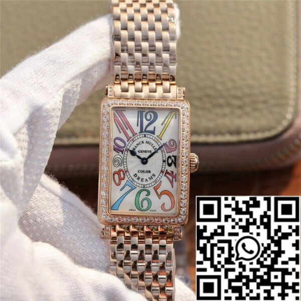 Franck Muller LONG ISLAND 952 Ladies 1:1 Best Edition ABF Factory Rose Gold With Diamonds