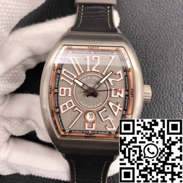 Franck Muller Vanguard V 45 SC DT TT BR 5N 1:1 Best Edition ZF Factory Titanium Metal