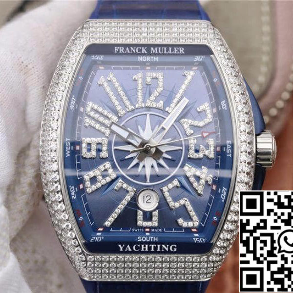 Franck Muller Vanguard V45.SC.DT.AC.BL 1:1 Best Edition Swiss ETA2824-2