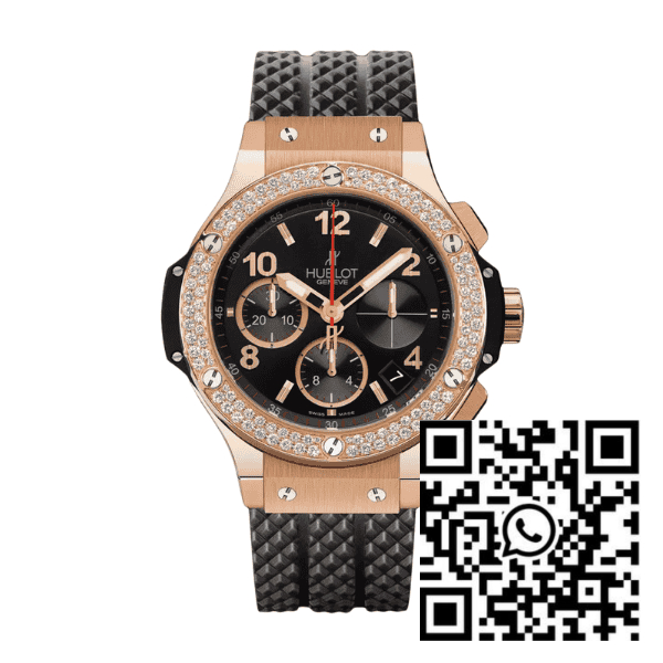 Hublot Big Bang Diamonds 44mm Black Dial Rose Gold ETA.7750 – VIP Version