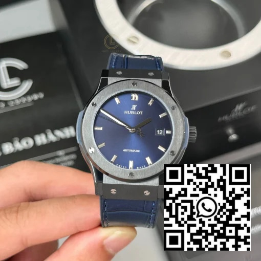 Hublot Classic Fusion Ceramic 42mm Blue Dial JJZ Base – VIP Version
