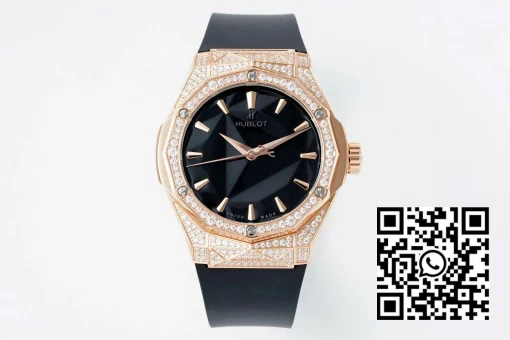 Hublot Classic Fusion Orlinski King Gold Pavé 550.OS.1800.RX.1604.ORL19 40mm Black Dial Rose Gold – VIP Version