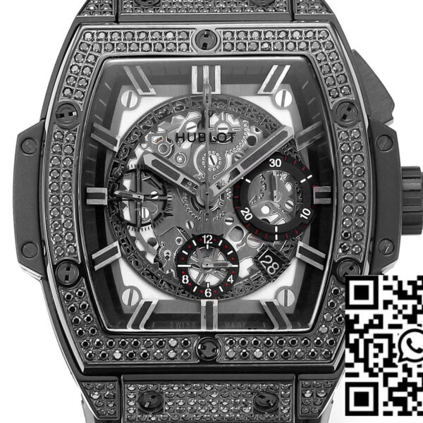 Hublot Spirit Of Bigbang 45mm Black Ceramic Full Diamond – VIP Version