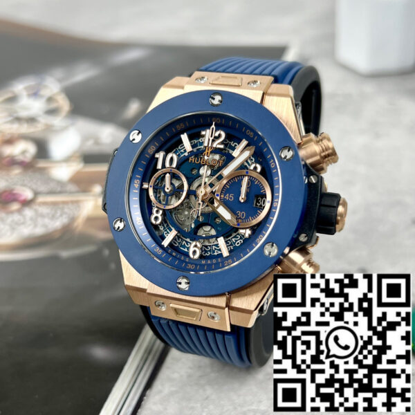 Hublot Big Bang Unico 421.OL.5180.RX 44mm 1:1 Best Edition BBF Factory Blue Strap