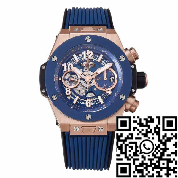 Hublot Big Bang Unico King Gold Blue Ceramic 421.OL.5180.RX 1:1 Best Edition BBF Factory