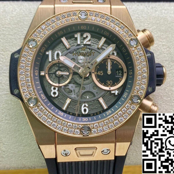 Hublot BIG BANG 421.OX.1180.RX.1104 1:1 Best Edition ZF Factory Skeleton Dial