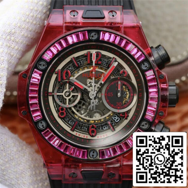 Hublot Big Bang 411.JX.4802.RT 1:1 Best Edition Red Case Black Strap