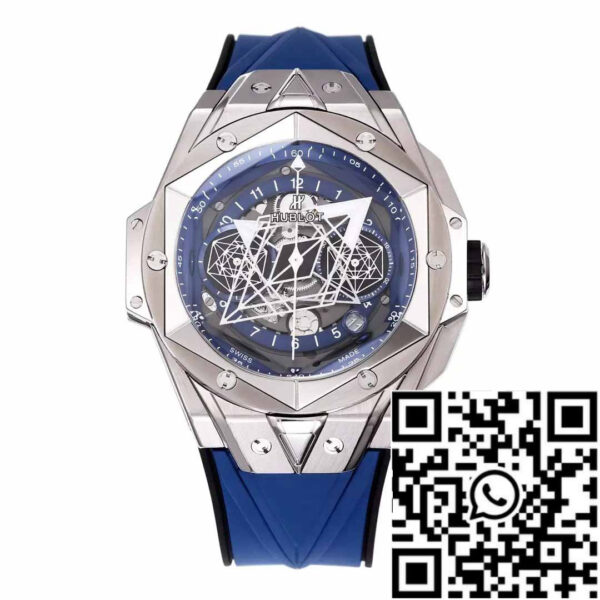 Hublot Big Bang Sang Bleu 418.NX.5107.RX.MXM20 1:1 Best Edition BBF Factory Blue Strap