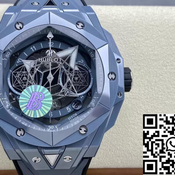 Hublot Big Bang Sang Bleu II 418.FX.8007.RX.MXM21 1:1 Best Edition BBF Factory Gray Ceramic