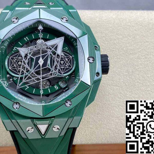 Hublot Big Bang Sang Bleu II 418.GX.5207.RX.MXM22 1:1 Best Edition BBF Factory Green Ceramic