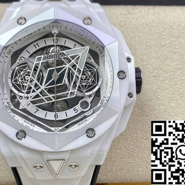 Hublot Big Bang Sang Bleu II 418.HX.2001.RX.MXM21 1:1 Best Edition BBF Factory White Ceramics