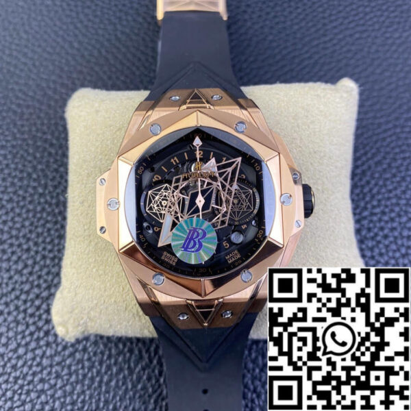Hublot Big Bang Sang Bleu II 418.OX.1108.RX.MXM19 1:1 Best Edition BBF Factory Black Dial