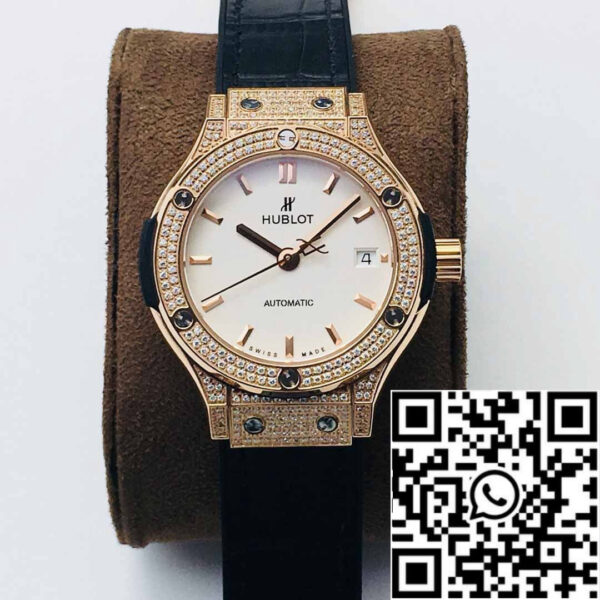 Hublot Classic Fusion 38MM 1:1 Best Edition HB Factory Diamond White Dial
