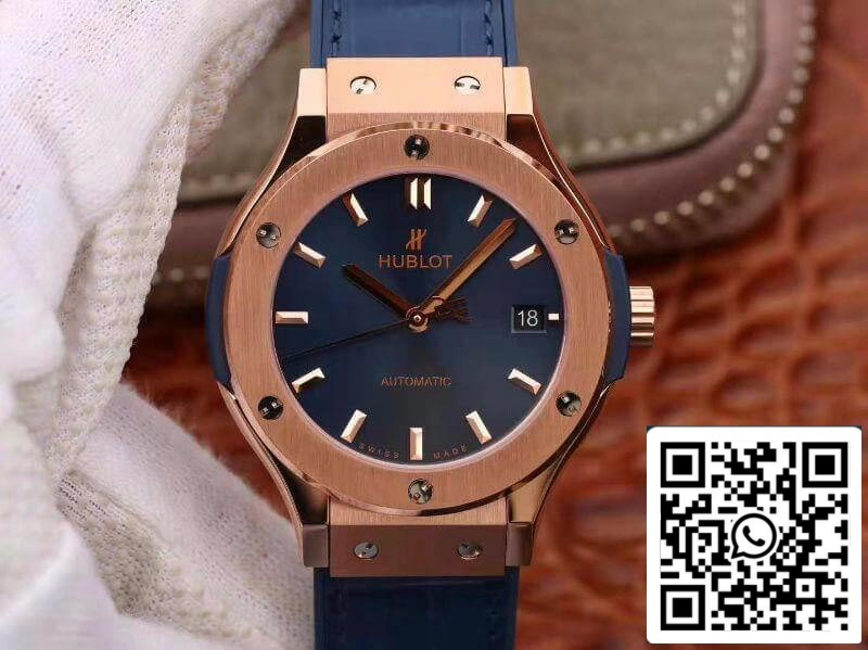 Hublot Classic Fusion 511.OX.7180.LR JJ Factory Men Watches 1:1 Best Edition Swiss ETA2892 Blue Dial