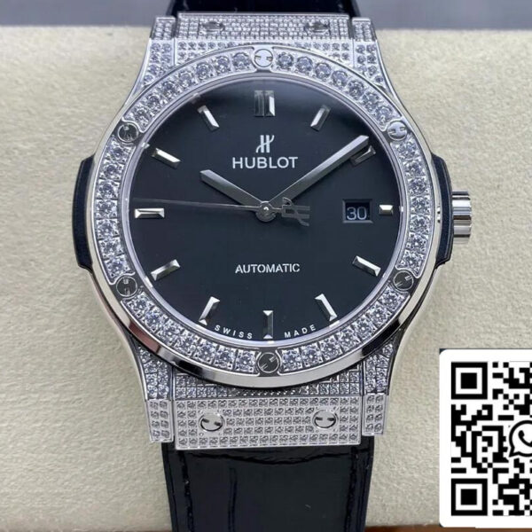 Hublot Classic Fusion 542.NX.1171.LR.1704 42MM 1:1 Best Edition HB Factory Diamond Bezel