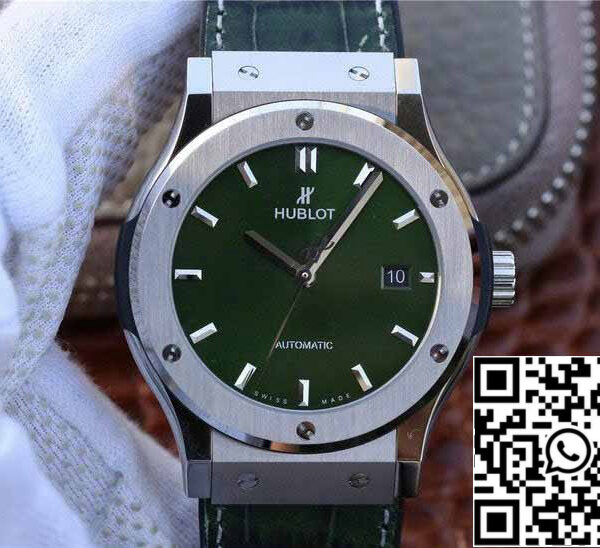 Hublot Classic Fusion 542.NX.8970.LR 1:1 Best Edition JJ Factory Green Dial