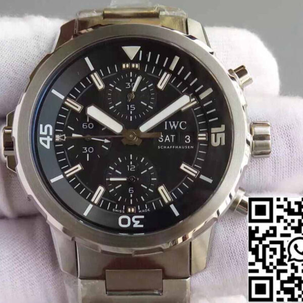 IWC Aquatimer IW376804 1:1 Best Edition V6 Factory Black Dial
