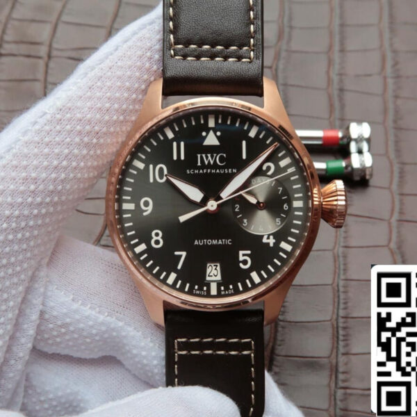 IWC Big Pilot IW500901 1:1 Best Edition ZF Factory Rose Gold Black Dial