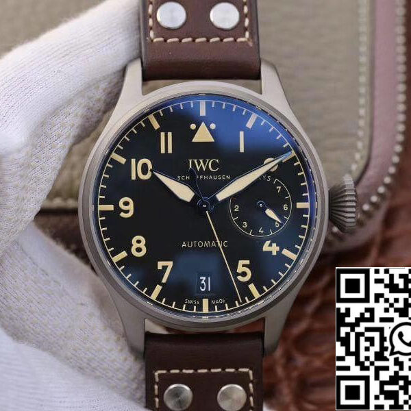 IWC Big Pilot IW501004 ZF Factory 1:1 Best Edition Swiss ETA51111 Black Dial