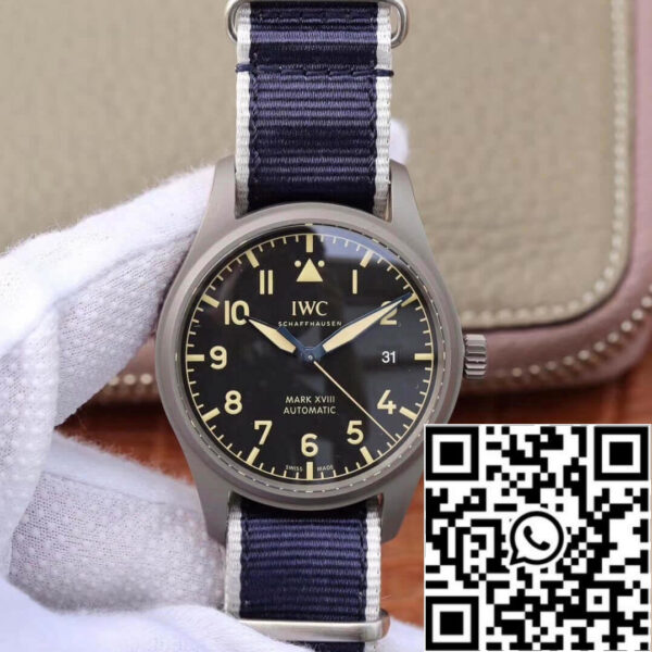 IWC Pilot IW327006 1:1 Best Edition M+ Factory Blue Strap